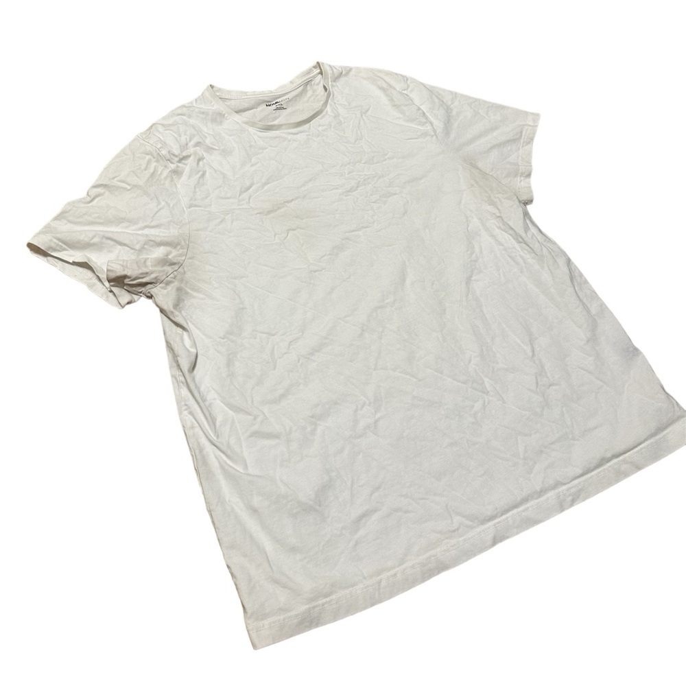 NOVA Men XXL White Cotton T-Shirt